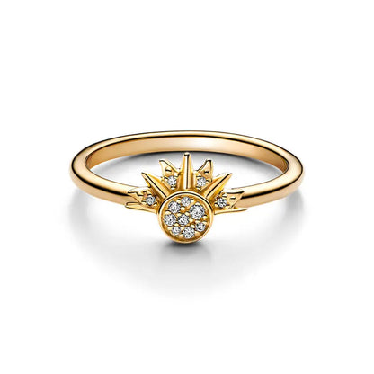 Heartfelt Elegance Red Pink Heart Zircon Ring for Women Sizes 6 to 9 PAR342