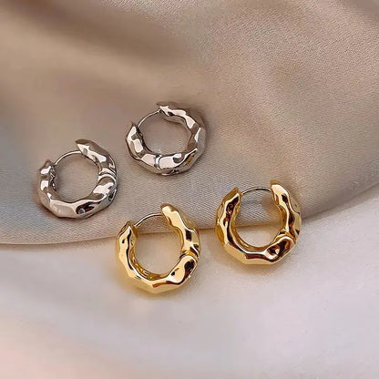 Trendy 925 Sterling Silver Hoop Earrings for Women Stylish Circle Design New Arrival