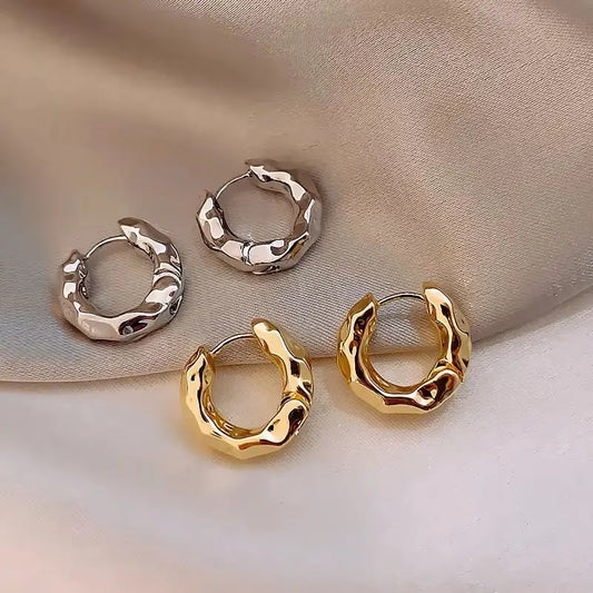 Trendy 925 Sterling Silver Hoop Earrings for Women Stylish Circle Design New Arrival