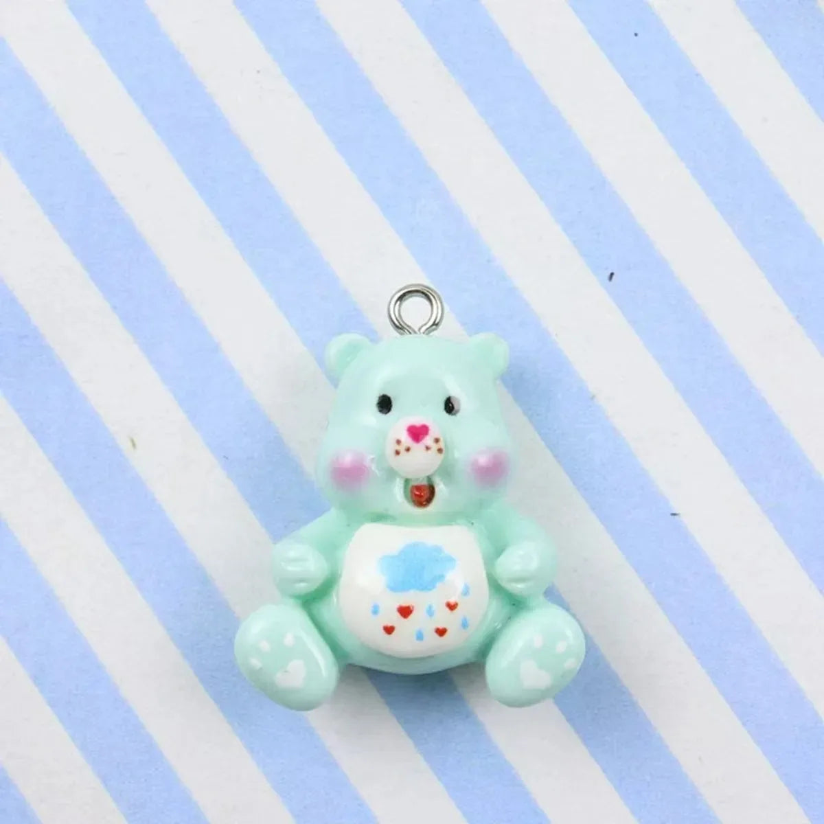 3D Resin Bear Cartoon Charms Set for DIY Jewelry Crafting