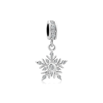 Sunflower Evil Eye Charm 925 Silver Plated Bead for DIY Bracelets Women's Jewelry B2932