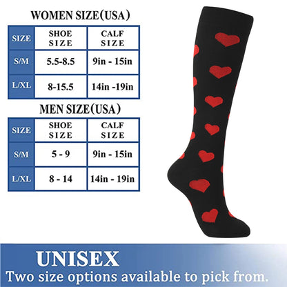 3 Pairs Compression Socks For Women Long Support Nurses