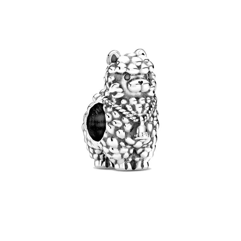 Exquisite 925 Silver Car Bead Cross Pendant for European Bracelets Stylish DIY Jewelry for Women