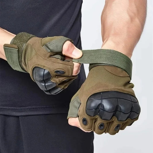 New Tactical Gloves Half Finger Combat Protective Gear for Men
