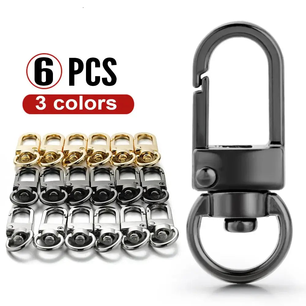 6 Pcs/Lot Keychain DIY Accessories Dog Collar Buckles Clip