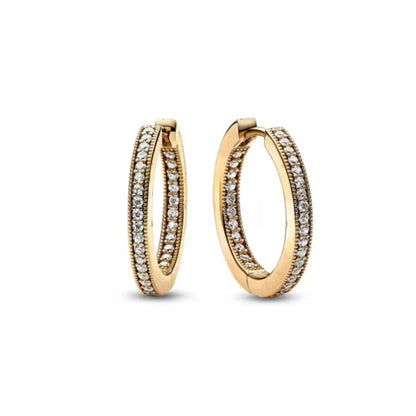 Hot Selling 925 Silver Square Leaf Sun and Moon Shaped Earrings Perfect Gift for European Women P1797