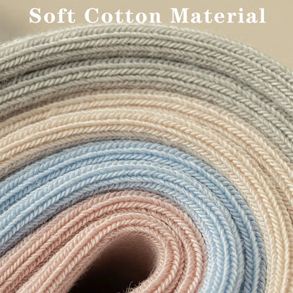3 Pairs Cotton Grip Yoga Socks Medium Length Women Fit