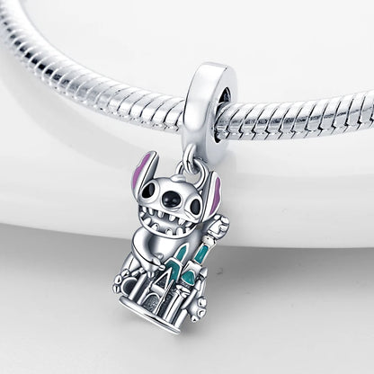 Disney 925 Sterling Silver Pixar Character Bead Charm