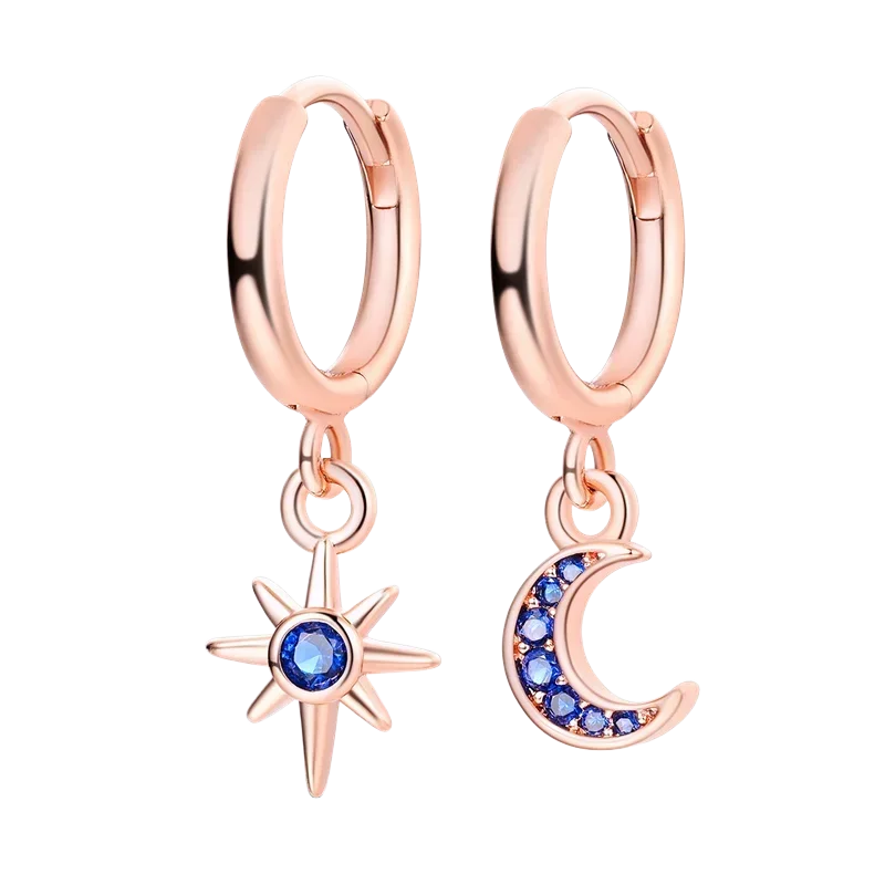 Luxury 925 Sterling Silver Chunky Hoop Earrings with Big Heart Zircon Accents for Women Wedding Party Jewelry Gifts