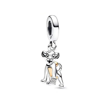 Exquisite 925 Silver Elephant Dog Bead Fish Pig Pendant for DIY European Bracelet Jewelry