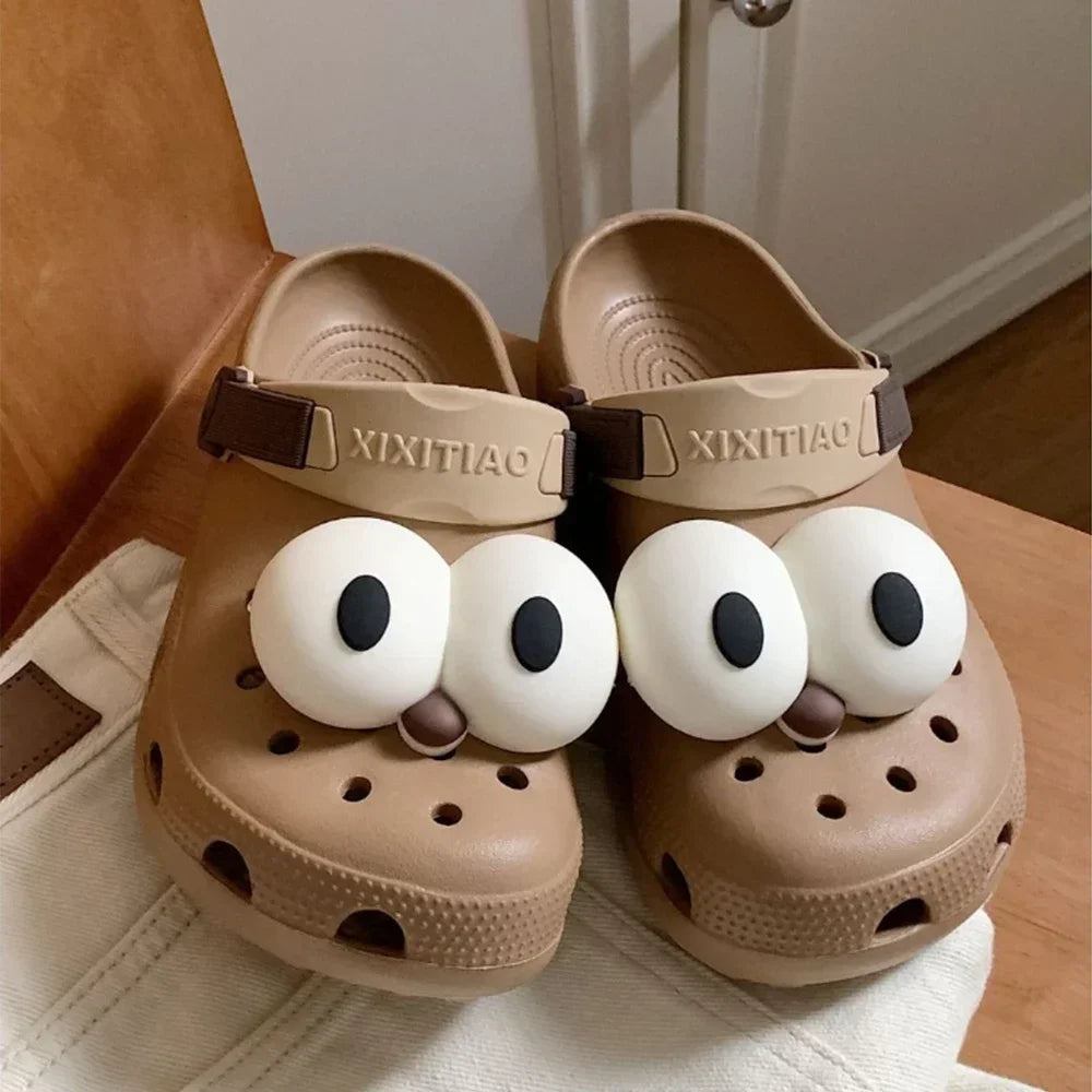 DIY 3D Big Eyes Shoe Charms for Clogs Bogg Bags and Sandals