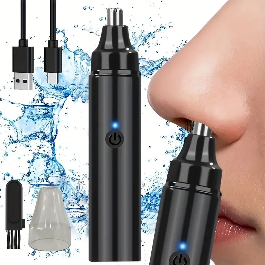 Rechargeable Nose Hair Trimmer And Facial Hair Remover For Men Default Title