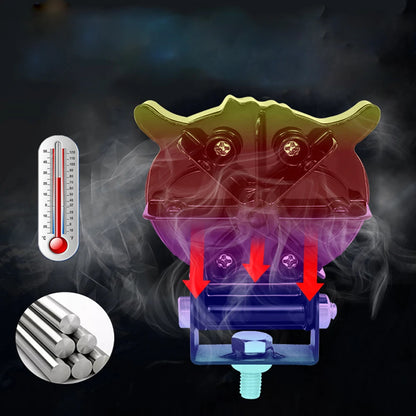 Dual Color Owl LED Motorcycle Spot Light 4 Mode 3000LM