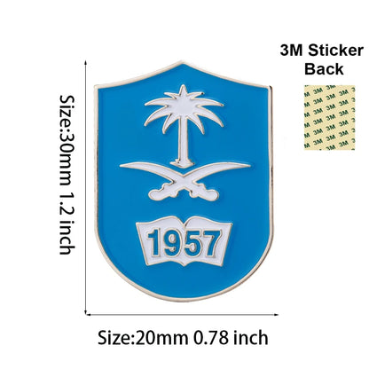 Stylish Saudi Arabia Themed Metal Pin Brooches for Mobile Phones