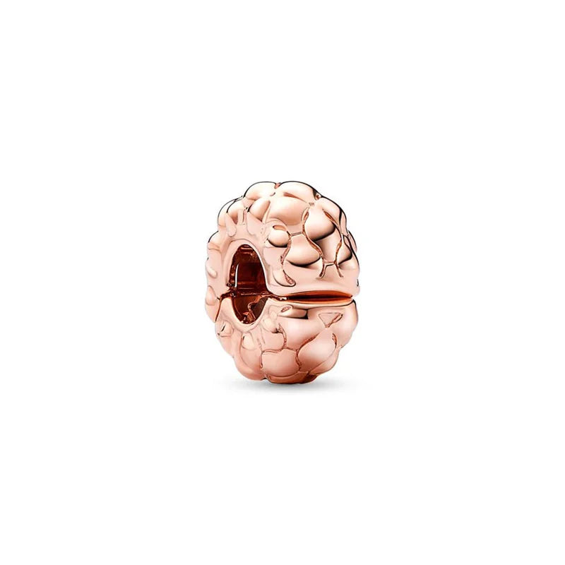 Sparkling Rose Gold Family Tree & Flower Charm Bead for European Silver Bracelet YY1826