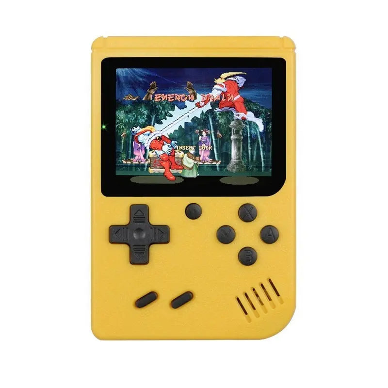 BOYHOM Retro Portable Mini Handheld Video Game Console 8 Bit 3.0 Inch Color LCD Built In 500 Games For Kids