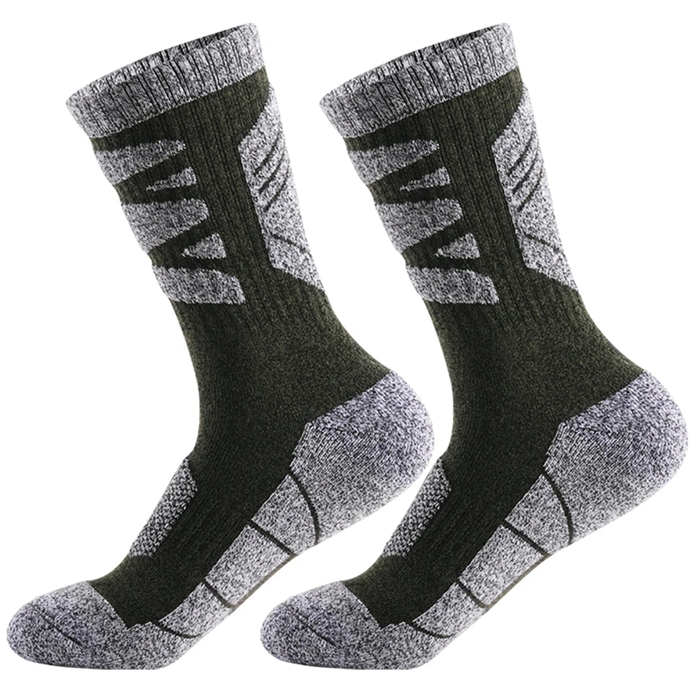 Thermal Thick Winter Hiking Socks Cotton Cushion Sole