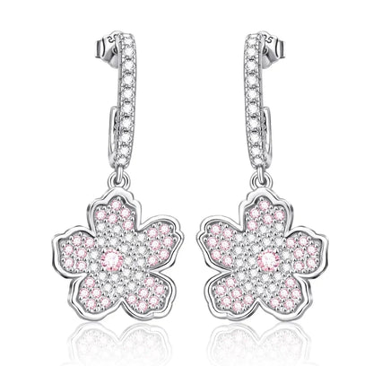 925 Sterling Silver Luxury Heart Sun Moon Stud Earrings Bow Butterfly Crab Clip Set for Women Party Jewelry Gifts