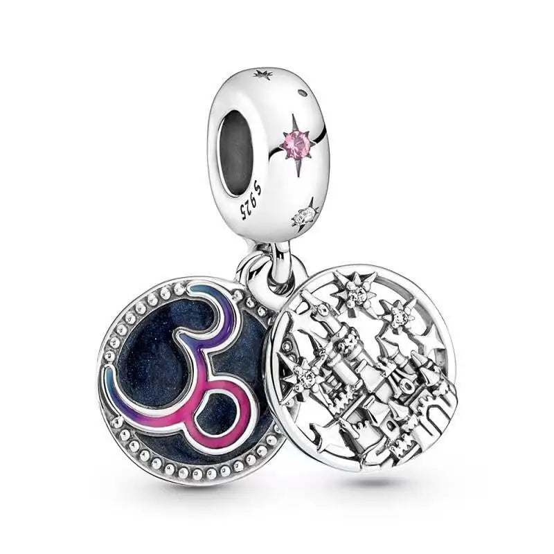 2025 Hot Selling 925 Silver Red Bow Rabbit Pendant Girl Beads for European Original Bracelet DIY Exquisite Jewelry