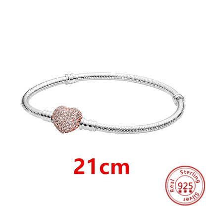 Fit Original Pantaro 925 Silver Zodiac Charm Bracelet with Colorful Zircon Beads GDL018-21