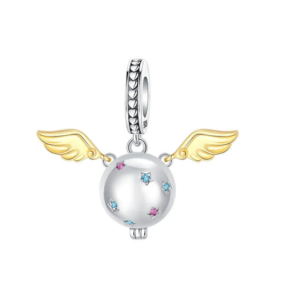 Sparkling Birthstone Heart Charm 925 Sterling Silver Pendant Bead for Mom DIY Jewelry Gift