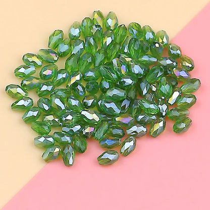 Exquisite Austrian Crystal Beads 3x5mm 100PCS for DIY Jewelry Bracelets and Necklaces