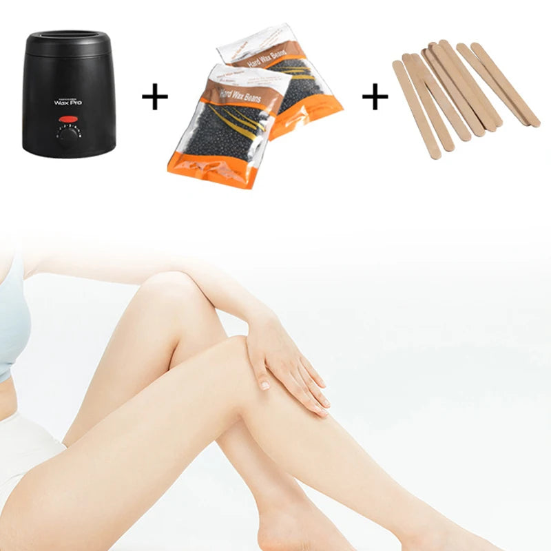 200ml Electric Wax Warmer for Painless Hair Removal Professional Depilatory Wax Heater and Melter Pot