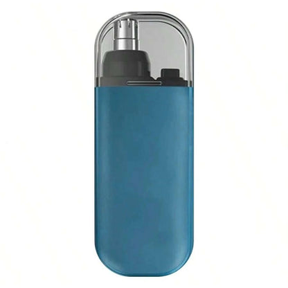 Portable Mini Nose Hair Trimmer, Safe Electric Hair Removal Blue