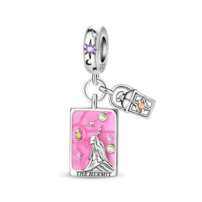 925 Sterling Silver Tarot Death God Charm Beads for Necklace and Bracelet DIY Fine Jewelry Gifts