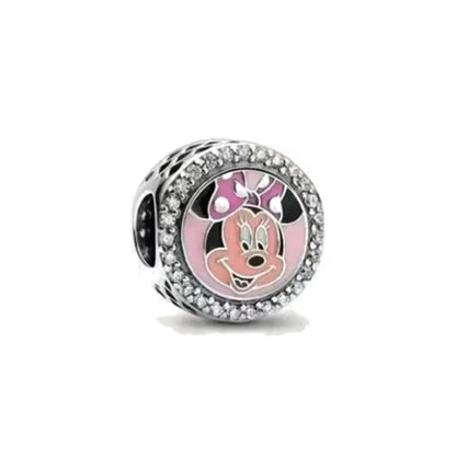 Exquisite 925 Silver Elephant Beads and Mouse Pendant for European Original Bracelet DIY Jewelry