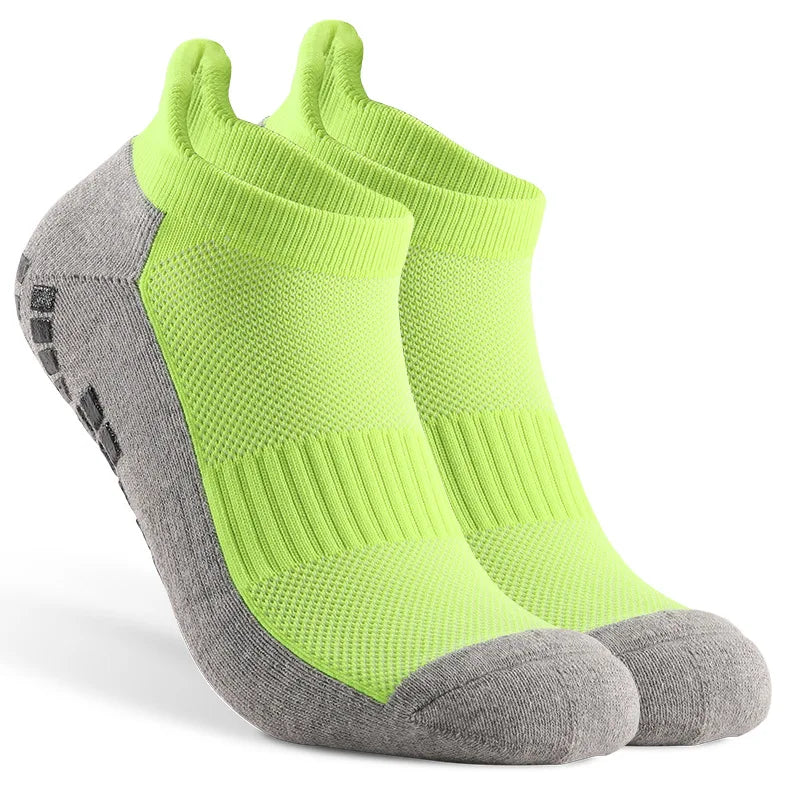 Unisex Football Ankle Socks Non Slip Silicone Bottom