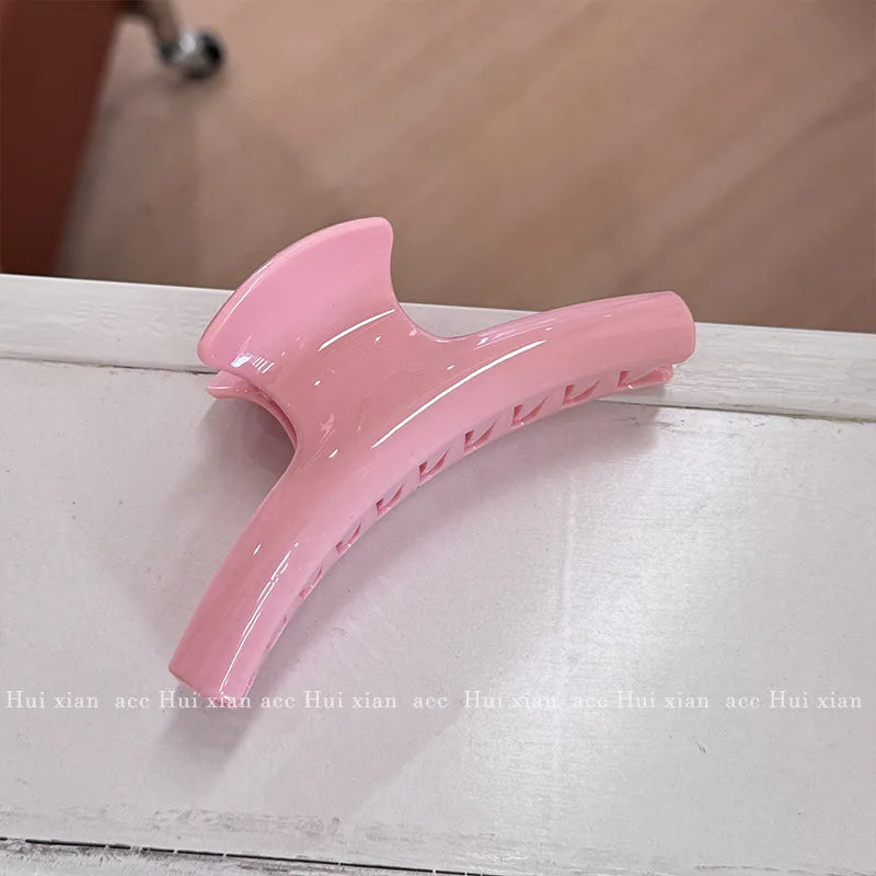 Vintage Large Thick Crab Hair Claw Clips For Women Kpop