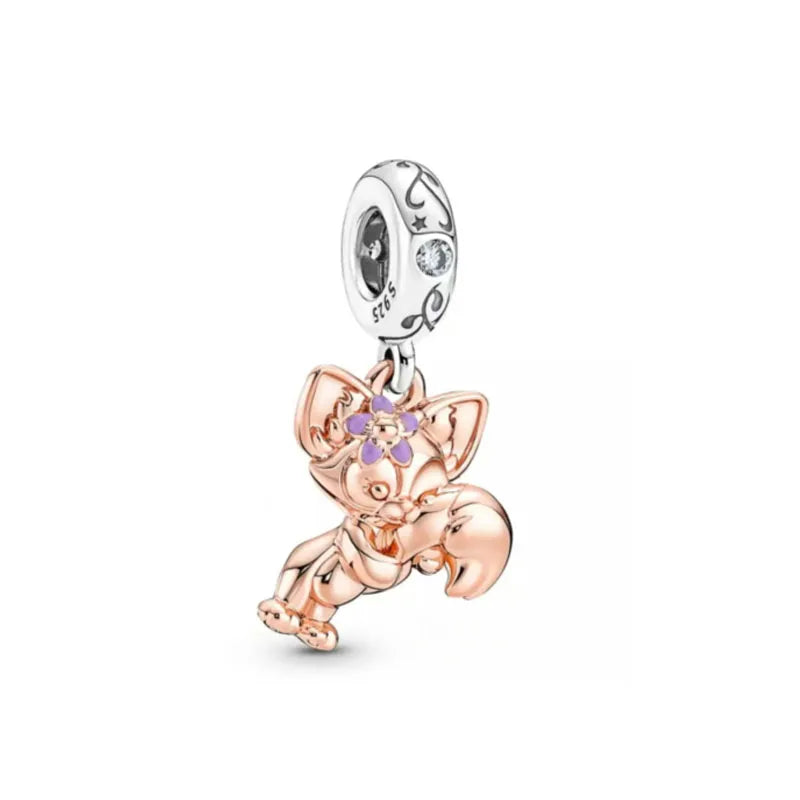 925 Silver Dress Pendant Charms for European Bracelets P1155