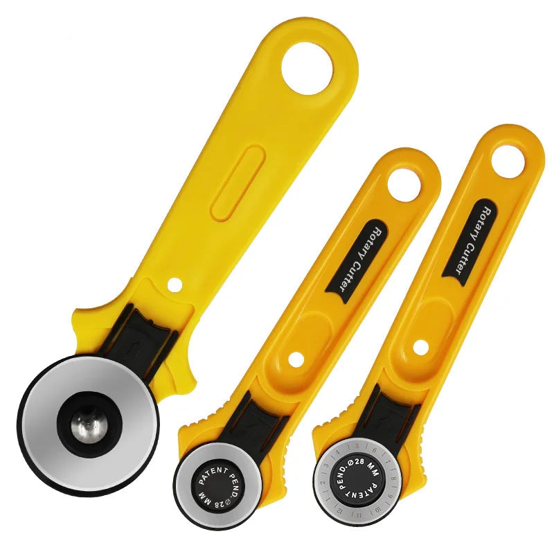 Rotary Cutter Pro - 28mm/45mm Patchwork Roller Knife for Effortless Fabric Cutting