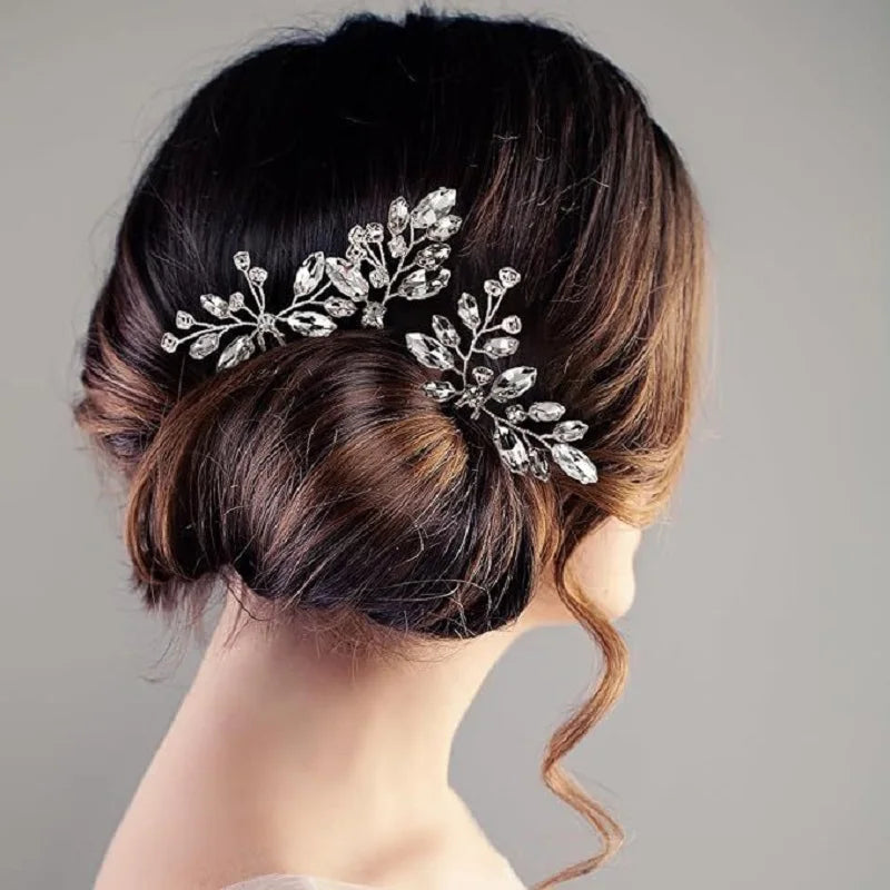 Elegant Bridal Hairpins for Girls - U-Shaped Wedding Hair Clips and Prom Accessories