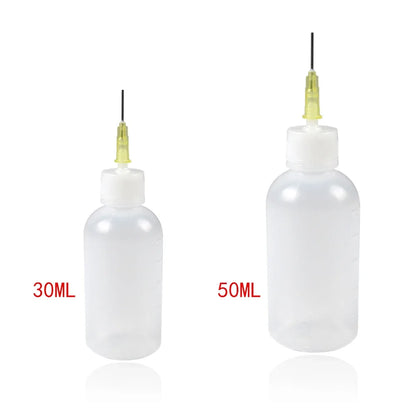 Versatile Plastic Dispensing Needle Bottle for DIY Crafts and Reusable Projects