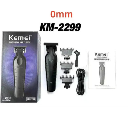 Kemei 2299 Barber Cordless Hair Trimmer 0mm Detailer Machine