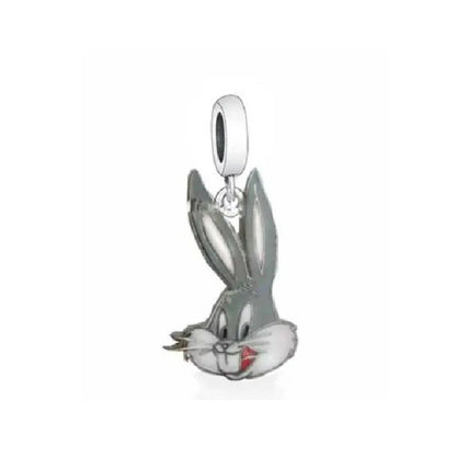 925 Sterling Silver Luggage Box Beads Rabbit Cat Pendant for DIY European Charm Bracelets Exquisite Zircon Jewelry