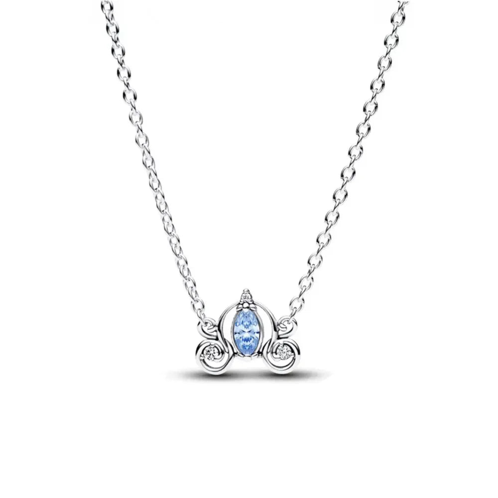 Zircon Love Heart Pendant Necklace Top Rated DIY Jewelry Charm for Women B5421