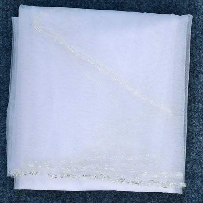 Exquisite Cathedral Wedding Veil with Crystal Beaded Rhinestone Edge
