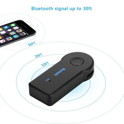 2 in 1 Wireless Bluetooth 5.0 Receiver and Transmitter Adapter with 3.5mm Jack for Car Audio Music Handsfree Aux