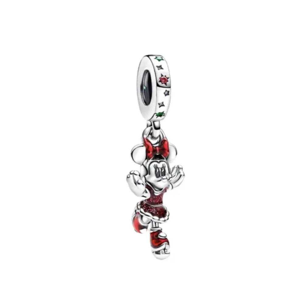 Exquisite 925 Silver Elephant Beads and Mouse Pendant for European Original Bracelet DIY Jewelry