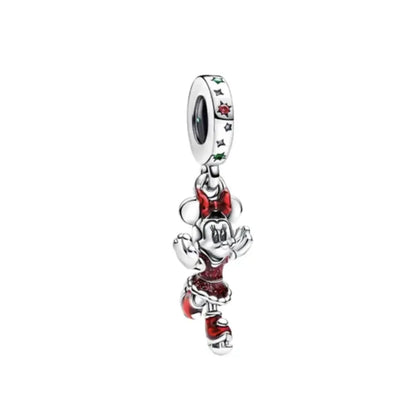 Exquisite 925 Silver Elephant Beads and Mouse Pendant for European Original Bracelet DIY Jewelry