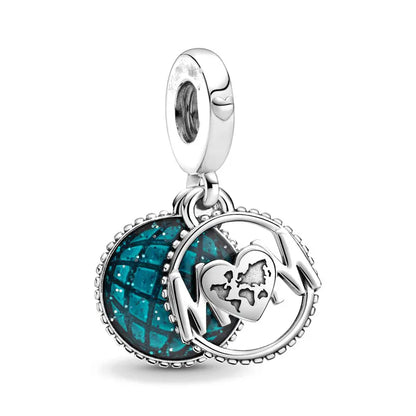European 925 Sterling Silver Family Tree Charm Pendant Bead for Best Friend and Mom Jewelry Fit for Bracelet and Necklace