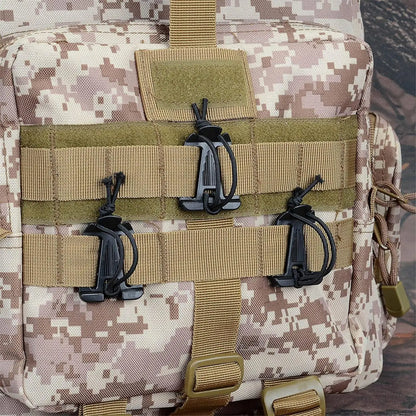 10pcs Molle Attachment Clips for Tactical Gear Management