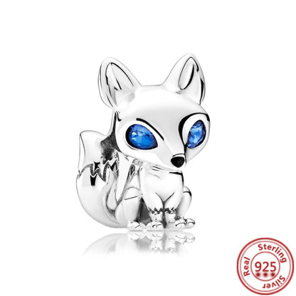 Cute Animal Family Charm Beads for DIY Silver Bracelet Jewelry Making Y131