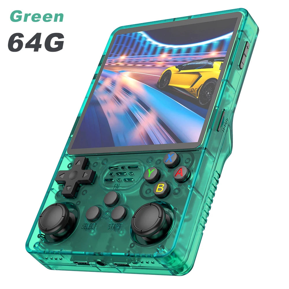 2025 NEW 4"IPS Big Screen R36S Plus Retro Handheld Game Console Linux 64-bit System RK3326 Portable Pocket ARKOS 2.0 R36SPLUS
