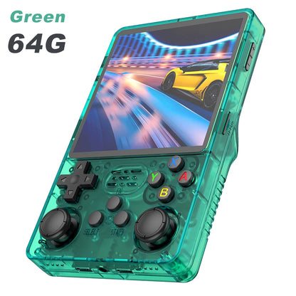 2025 NEW 4"IPS Big Screen R36S Plus Retro Handheld Game Console Linux 64-bit System RK3326 Portable Pocket ARKOS 2.0 R36SPLUS