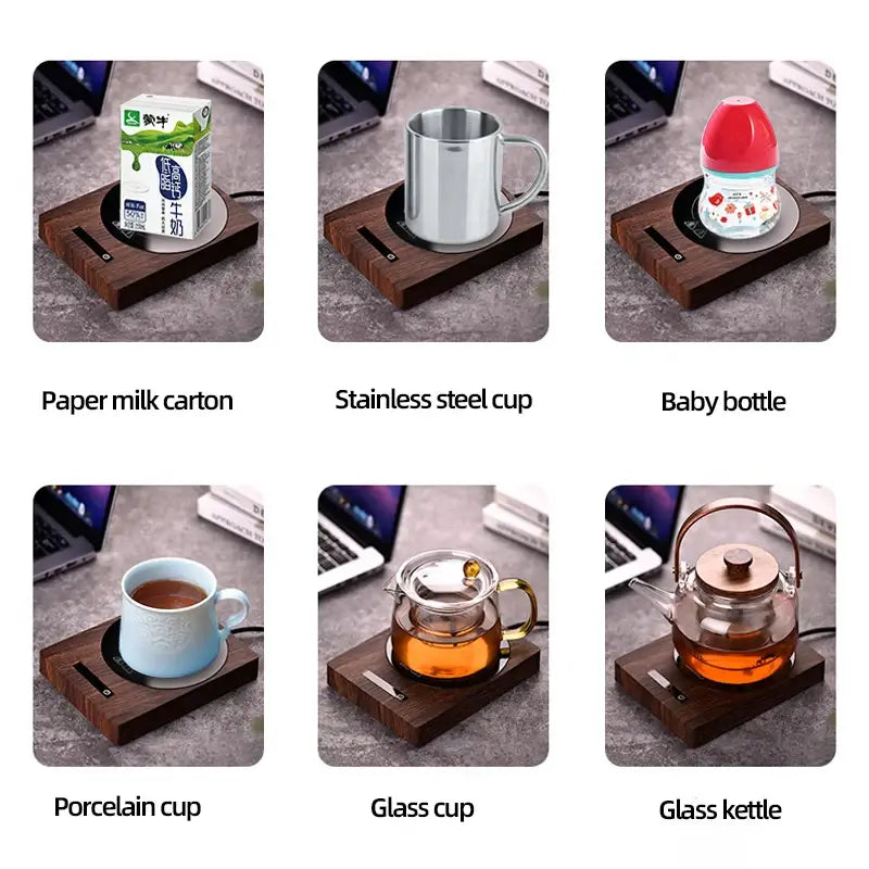 100°C Cup Heater Mug Warmer Automatic Hot Drink Coaster
