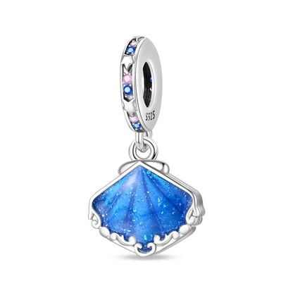 Sterling Silver Ocean-Themed Charm Pendant for Bracelets and Necklaces BFC426